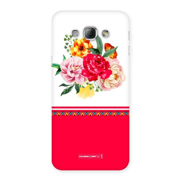 Flower Fusion Back Case for Galaxy A8