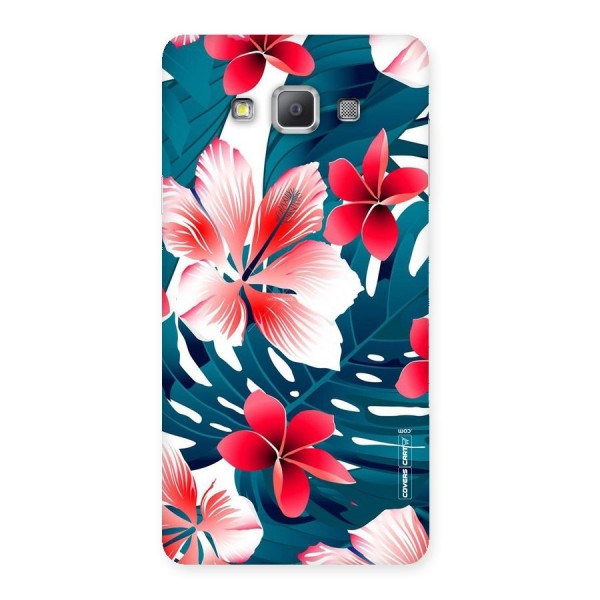Flower design Back Case for Galaxy A7