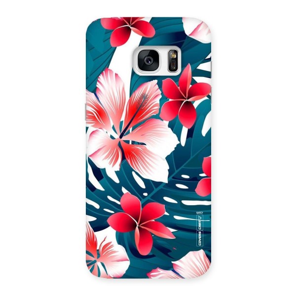 Flower design Back Case for Galaxy S7 Edge