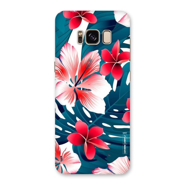 Flower design Back Case for Galaxy S8