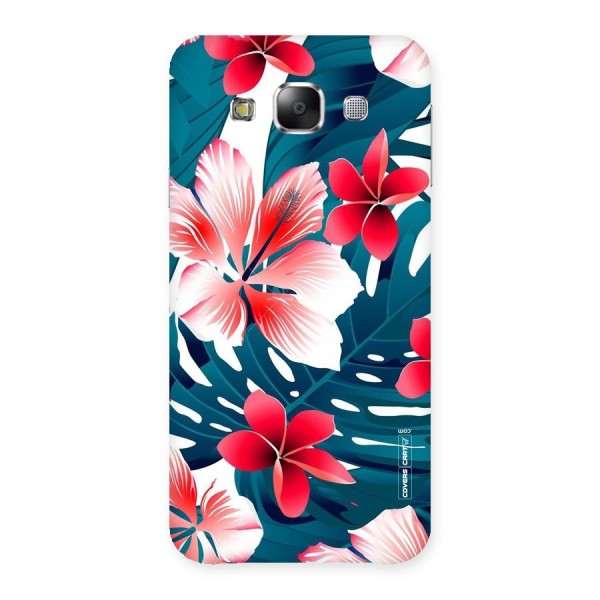 Flower design Back Case for Samsung Galaxy E5