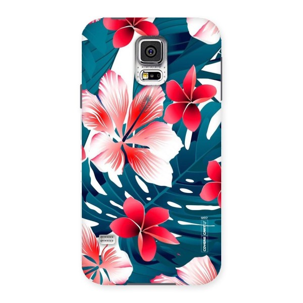 Flower design Back Case for Samsung Galaxy S5