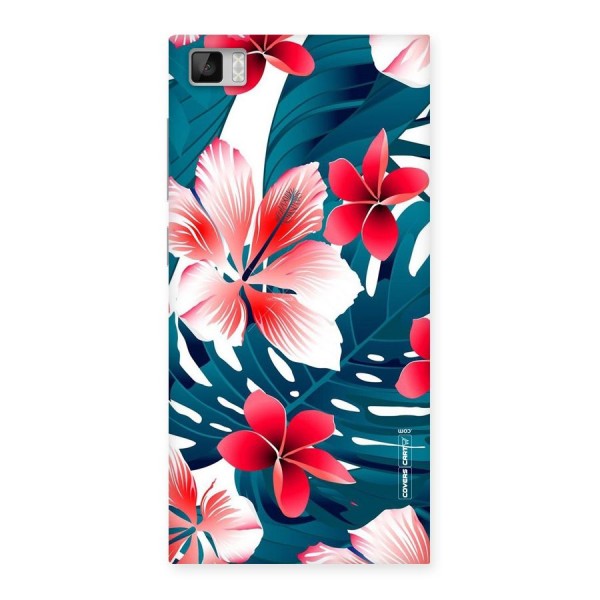 Flower design Back Case for Xiaomi Mi3