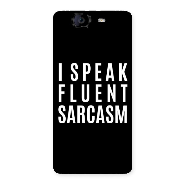 Fluent Sarcasm Back Case for Canvas Knight A350