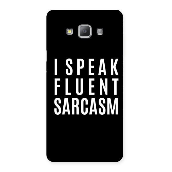 Fluent Sarcasm Back Case for Galaxy A7