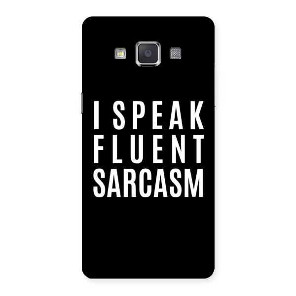 Fluent Sarcasm Back Case for Galaxy Grand Max