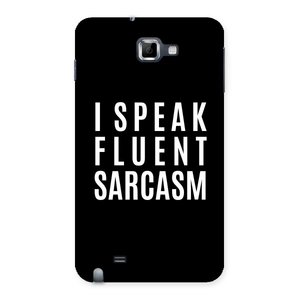Fluent Sarcasm Back Case for Galaxy Note