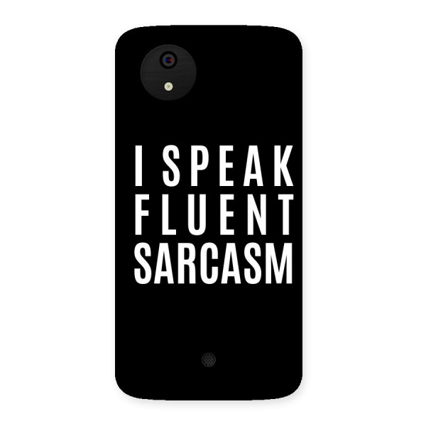 Fluent Sarcasm Back Case for Micromax Canvas A1