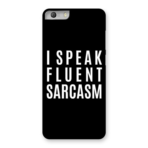 Fluent Sarcasm Back Case for Micromax Canvas Knight 2