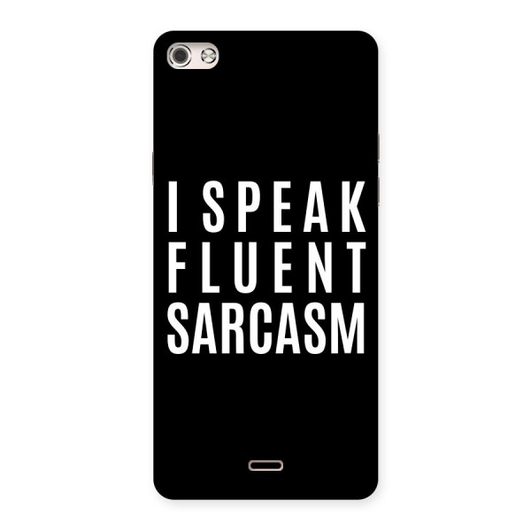 Fluent Sarcasm Back Case for Micromax Canvas Silver 5