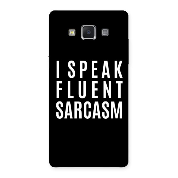 Fluent Sarcasm Back Case for Samsung Galaxy A5