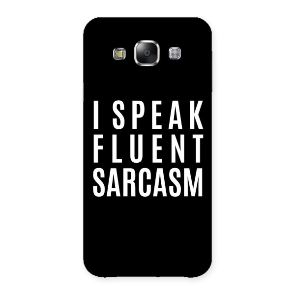 Fluent Sarcasm Back Case for Samsung Galaxy E5