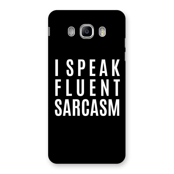 Fluent Sarcasm Back Case for Samsung Galaxy J5 2016