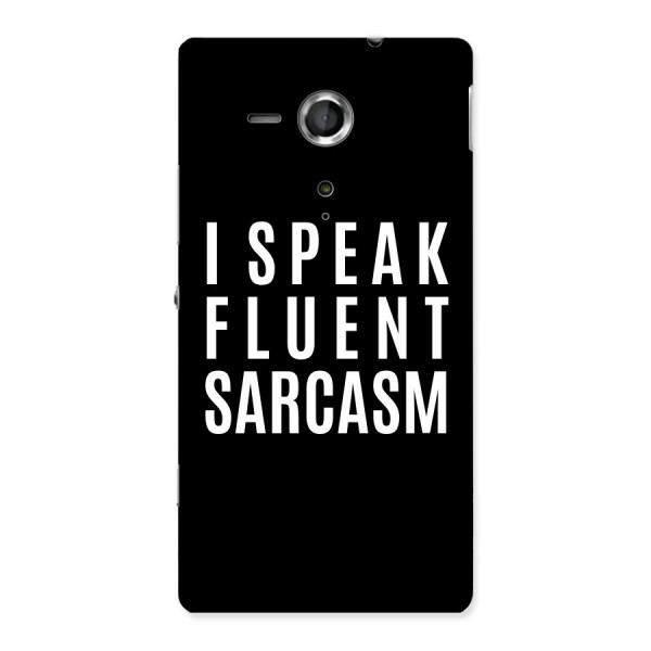 Fluent Sarcasm Back Case for Sony Xperia SP