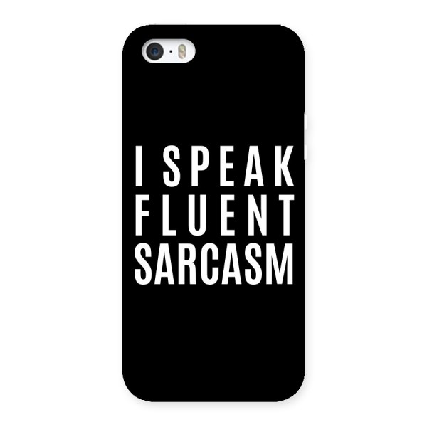 Fluent Sarcasm Back Case for iPhone SE