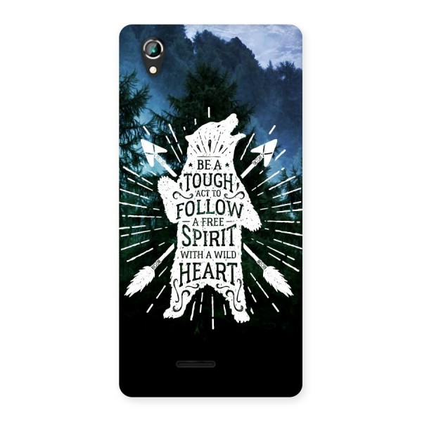 Follow Spirit Heart Back Case for Lava Iris 800