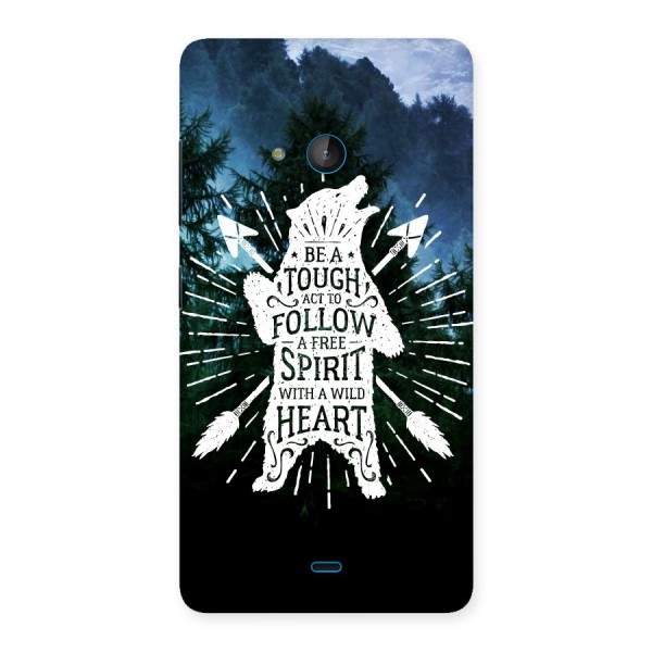 Follow Spirit Heart Back Case for Lumia 540