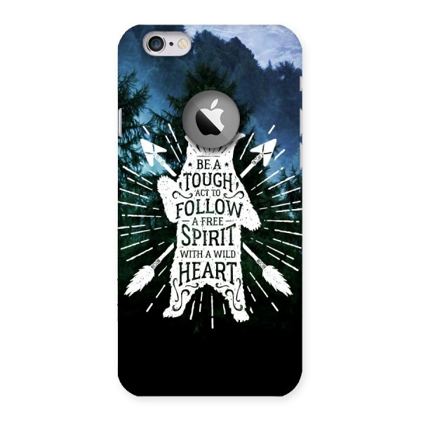 Follow Spirit Heart Back Case for iPhone 6 Logo Cut