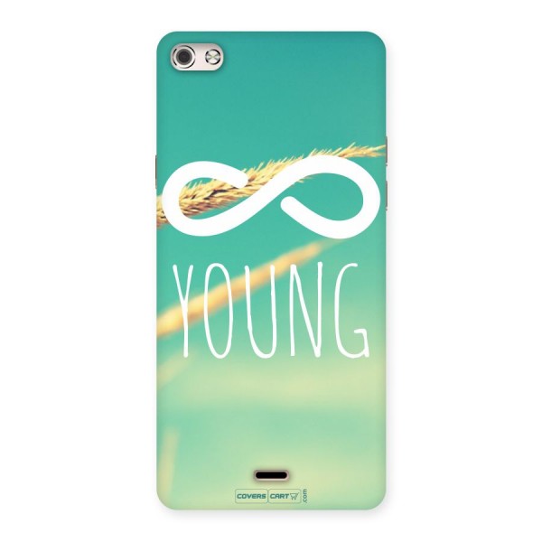 Infinity Young Back Case for Micromax Canvas Silver 5