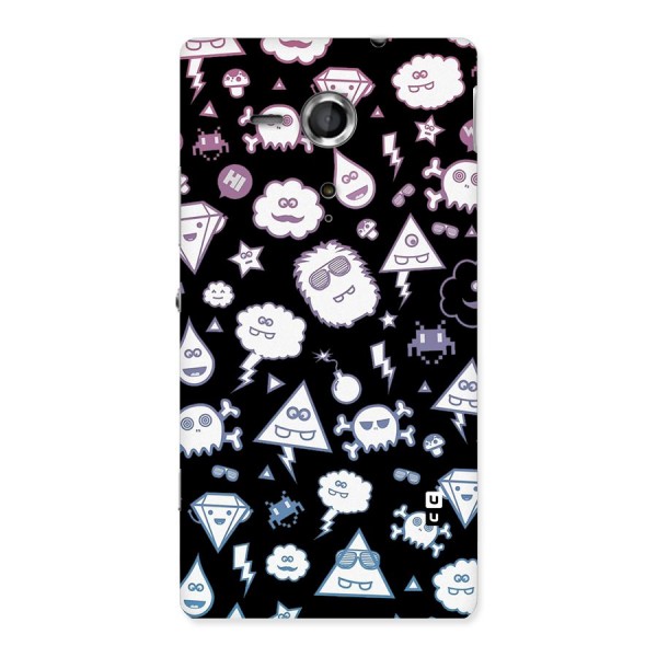 Funny Faces Back Case for Sony Xperia SP