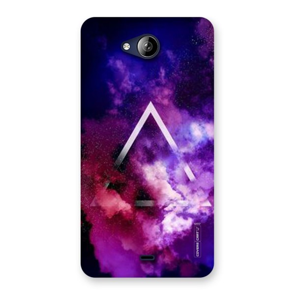Galaxy Smoke Hues Back Case for Canvas Play Q355