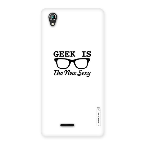 Geek Is The New Sexy Back Case for Lava Iris 800
