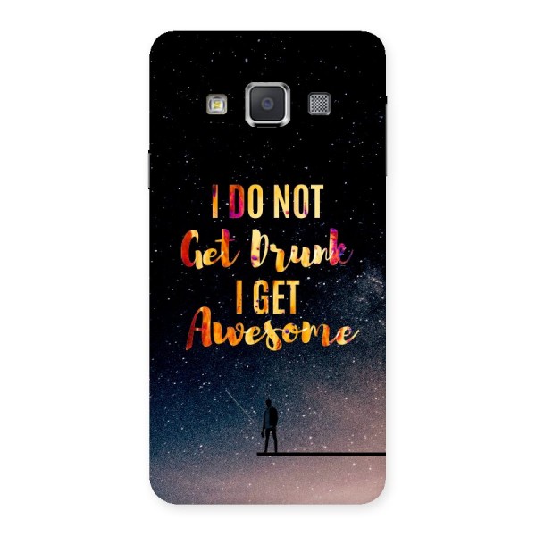 Get Awesome Back Case for Galaxy A3