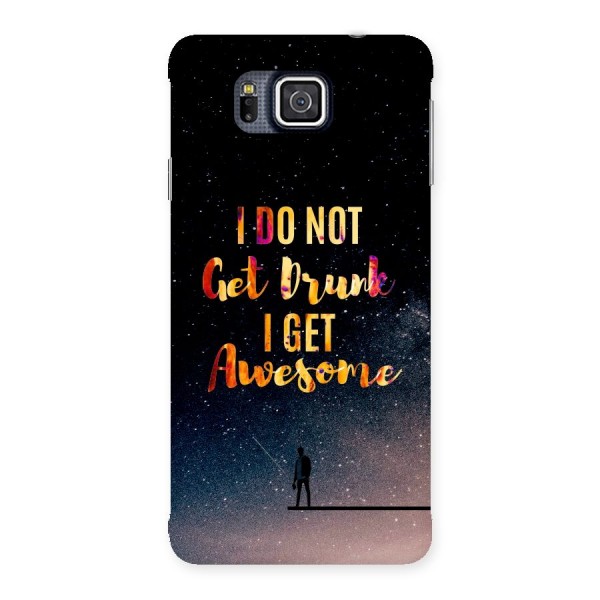 Get Awesome Back Case for Galaxy Alpha