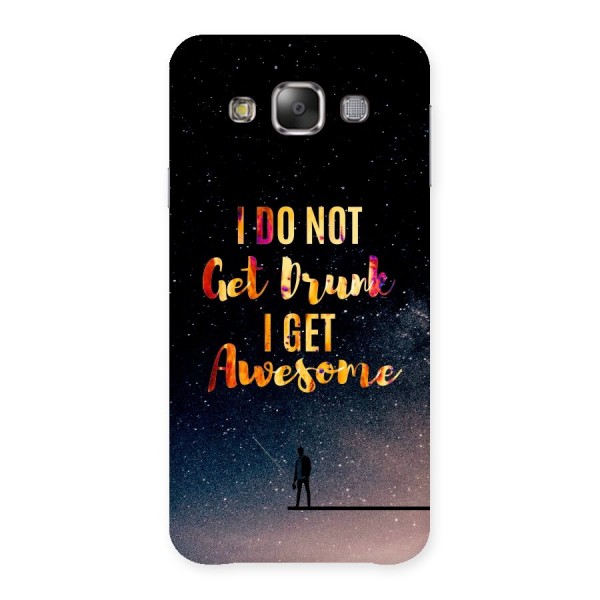 Get Awesome Back Case for Galaxy E7