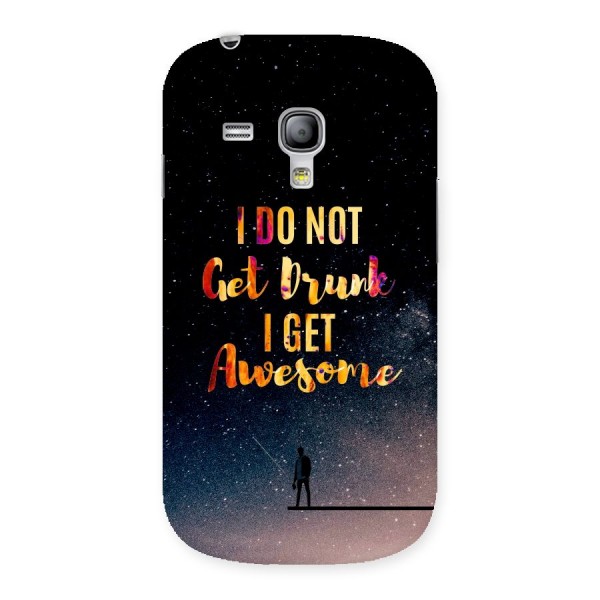 Get Awesome Back Case for Galaxy S3 Mini