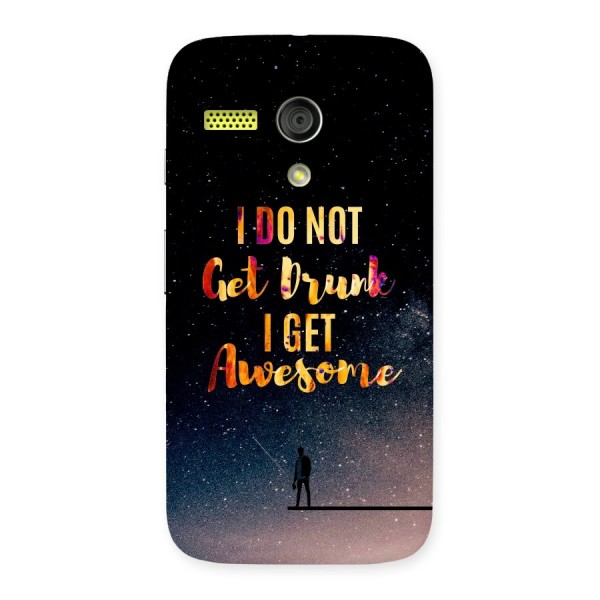Get Awesome Back Case for Moto G
