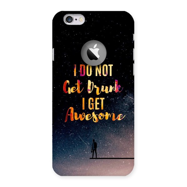 Get Awesome Back Case for iPhone 6 Logo Cut