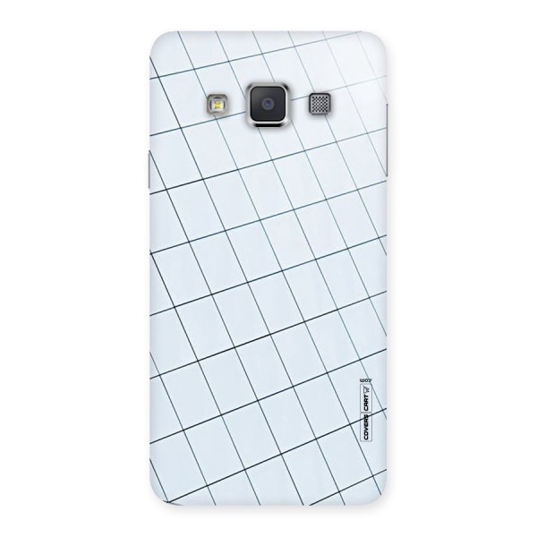 Glass Square Wall Back Case for Galaxy A3