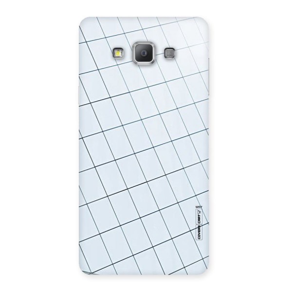 Glass Square Wall Back Case for Galaxy A7