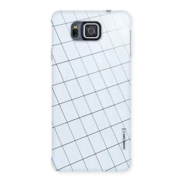 Glass Square Wall Back Case for Galaxy Alpha