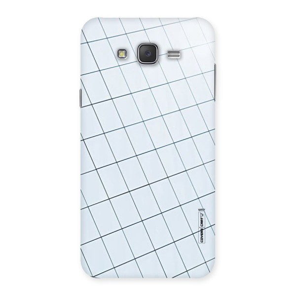 Glass Square Wall Back Case for Galaxy J7