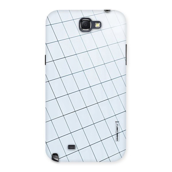 Glass Square Wall Back Case for Galaxy Note 2
