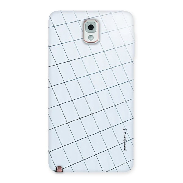Glass Square Wall Back Case for Galaxy Note 3