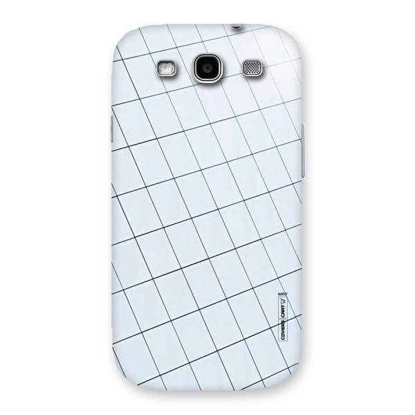 Glass Square Wall Back Case for Galaxy S3