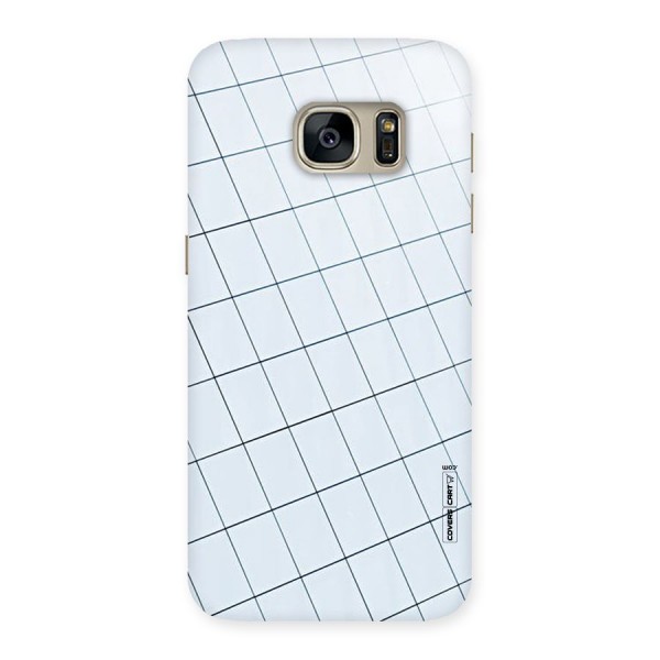 Glass Square Wall Back Case for Galaxy S7