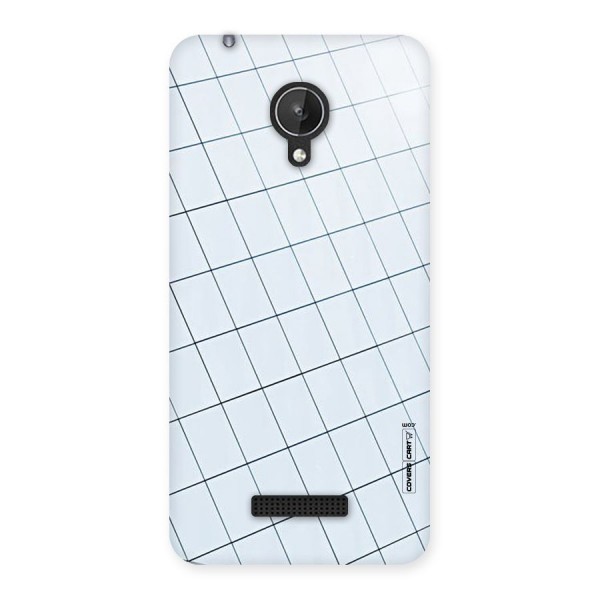 Glass Square Wall Back Case for Micromax Canvas Spark Q380