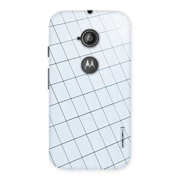 Glass Square Wall Back Case for Moto E 2nd Gen