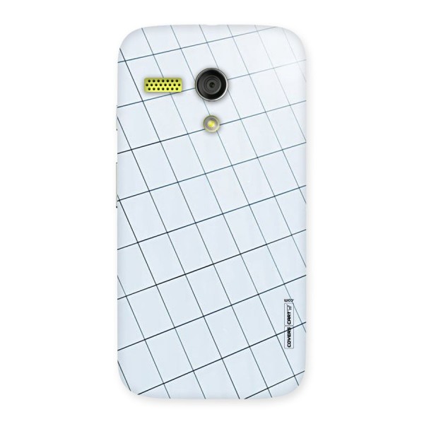 Glass Square Wall Back Case for Moto G