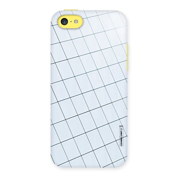 Glass Square Wall Back Case for iPhone 5C
