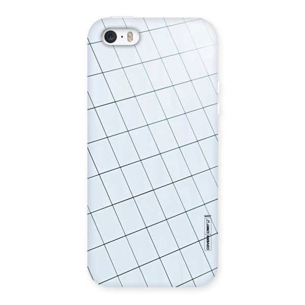Glass Square Wall Back Case for iPhone 5 5S