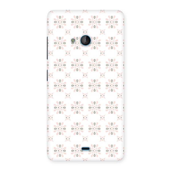 Pink Floral Pattern Back Case for Lumia 540