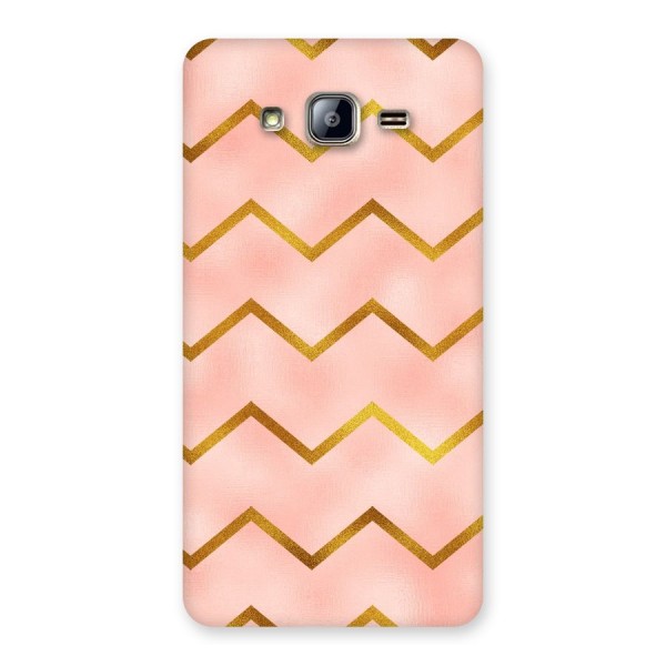 Gold Pink Pattern Back Case for Galaxy On5