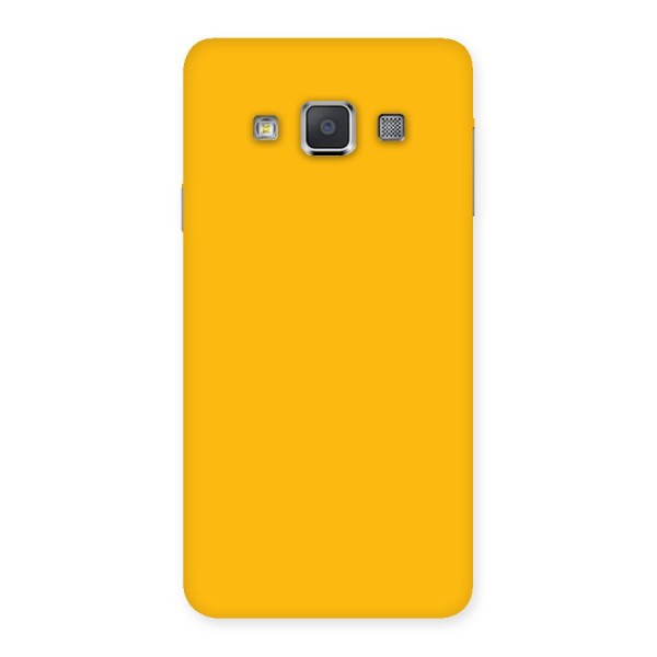 Gold Yellow Back Case for Galaxy A3