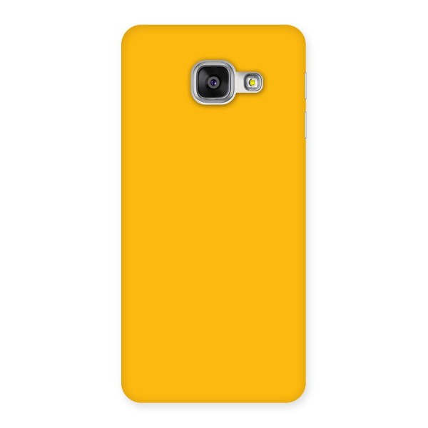 Gold Yellow Back Case for Galaxy A3 2016