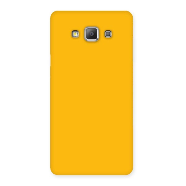 Gold Yellow Back Case for Galaxy A7